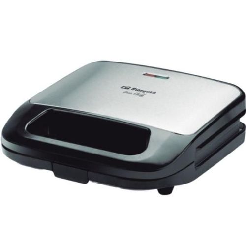 Orbegozo SW 7560 gaufrier et appareil à croque-monsieur 750 W Noir, Argent