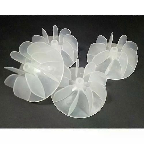 10 pièces / ensemble de pales de ventilateur en plastique de couleur transparente sèche-cheveux moteur AC universel haute puissance pale de ventilateur en plastique