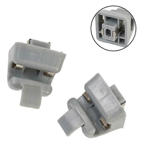 2x Clip De Crochet De Pare-Soleil De Voiture 126-810-00-12-8412 Pour Mercedes Pour Benz W123 W124 Clip De Visière Gris En Plastique Pièces De Camion Intérieur De Voiture