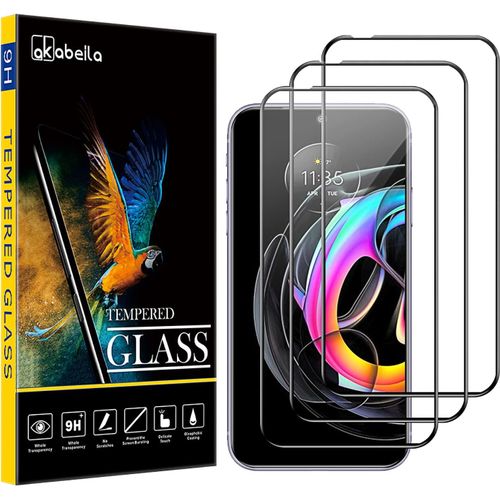 Kal-Lot De 3 Films De Protection D'écran En Verre Trempé Pour Xiaomi Redmi Note 11 Pro (4g/5g) -Dureté 9h -Installation Facile -Anti-Rayures -Sans Bulles -Noir