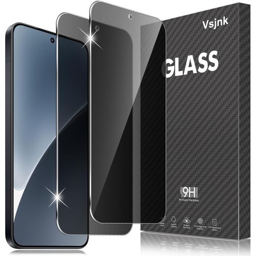 Kal-Verre Trempé Compatible Avec Xiaomi 15 Anti-Espion Protection D'écran, 2 Pièces Protector Hd Vitre 9h Dureté Glass Sans Bulles Anti-Rayures