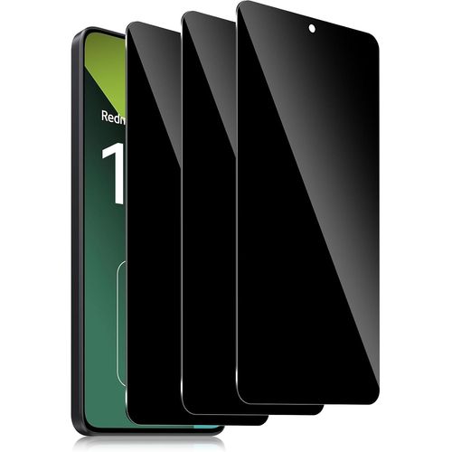 Kal-Verre Trempé Anti-Espion Pour Xiaomi Redmi Note 13 Pro 5g, Dureté 9h Couverture Complète Film Protection Écran De Confidentialité, Anti-Spy Anti-Trace Privacy Protecteur [3 Pièces]