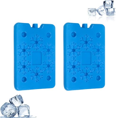 Spwb-Mini Pains De Glace,Blocs Réfrigérants,Elément De Refroidissement,Glacière Sac Isotherme Petite Glacière,Sac De Congélation Réutilisables,Bleu