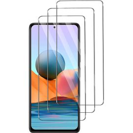 Kal-¿Lot De 3¿, Verre Trempé Pour Xiaomi Redmi Note 10 Pro, Film Protection Écran - Anti Rayures - Sans Bulles D'air -Ultra Résistant (Hd Ultra Transparent) Dureté 9h Glass