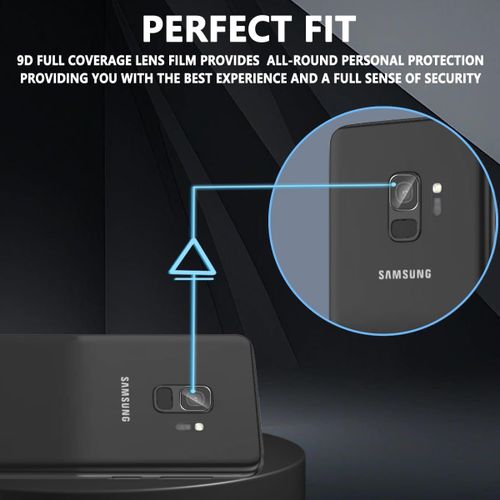 1 Pièce Verre Trempé Anti Espion Pour Samsung Galaxy S9 Protection D'écran + 2 Pièces Protecteur Caméra,Dureté 9h/Anti-Spy,Protège Écran Pour Galaxy S9-Privacy Vitre Trempé