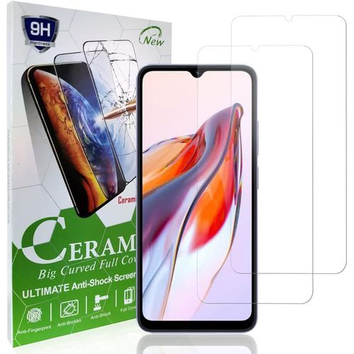 Kal-Verre Trempé Compatible Avec Xiaomi Redmi 12c 2-Pack 9h Dureté Glass Écran Protection Hd Film Protecteur Anti Rayures Ultra Résistant Vitre Protection D'écran Pour Xiaomi Redmi 12c