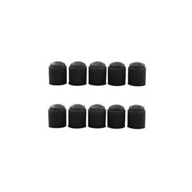 Lot De 10 Bouchons De Valve Schräder Noir