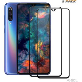 Kal-Xiaomi Redmi 8 Verre Trempé Pour Redmi 8 Verre Trempé, (2 Paquet) Bord Courbe 3d, Couverture Complète, Verre Trempé Premium 9h, Anti-Rayures, Anti-Traces De Doigts, Sans Bulles-Noir