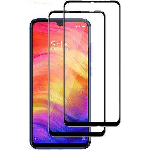Kal-Lot De 2 Protections D'écran Pour Xiaomi Redmi Note 8 Pro, En Verre Trempé, Sans Bulles, Haute Définition, Dureté 9h, Résistant Aux Rayures