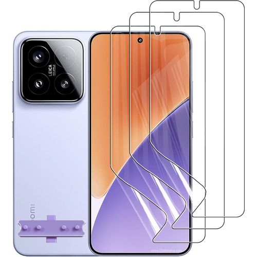 Lot De 3 Protections D'écran Pour Xiaomi 15 - Verre Trempé Hd Anti-Rayures, Transparent Bord À Bord