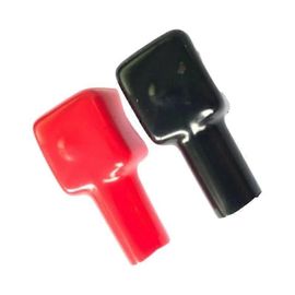 2pcs Moto Voiture Batterie Bornes Couverture Manchon Positif Négatif Pôles Couverture