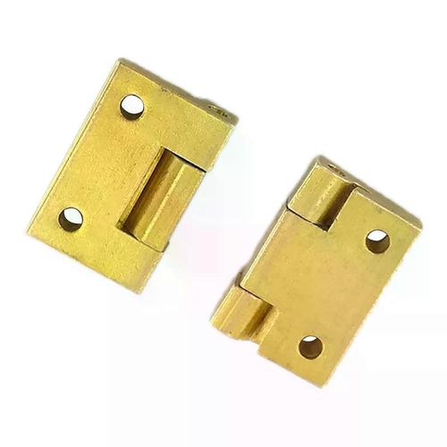 2pcs charnières en laiton massif Mini charnière bout à bout 90 degrés positionnement 19 * 125mm boîte à bijoux en bois cadeau modèle poupées maison armoire