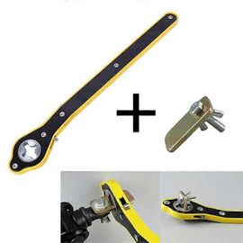 Clé à cliquet Jack d'économie de main-d'?uvre automatique Type de croix Outil de réparation à la main en acier Moto Outil automobile Garage Pneu Roue Poignée de cosse