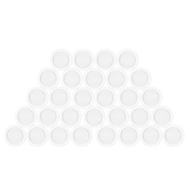 30pcs Kazoo Diaphragmes Flûte Diaphragmes Kazoo Membrane Instruments De Musique En Plastique Accessoires Pour Flûte Kazoo Instruments