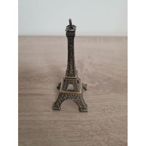 tour Eiffel en metal doré 9 cm