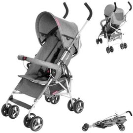 Poussette, Super Légère Et Petite, Jusqu'à 14 Kg, Dossier Réglable, Double, Roues Pivotantes En Mousse, Pliable, Avec Pare-Soleil