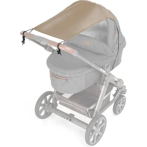 Zamboo Pare Soleil Poussette Universelle Bebe, Protection UV 50, Voile Pare-Soleil Landau Reglable, Canopy Flexible avec Fonction S