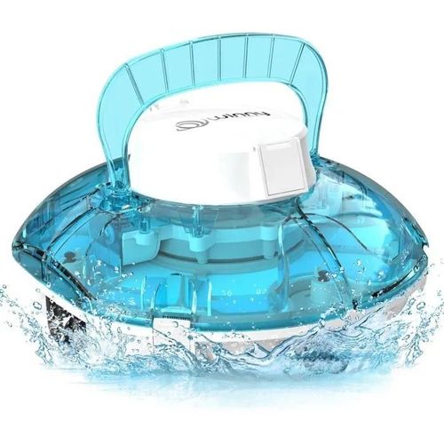 WINNY POOL CLEANER Winny 200 Robot Swimming Pool, Wireless Pool Vacuum Cleaner with Battery, Battery Life 75 Min for Above Ground Po
