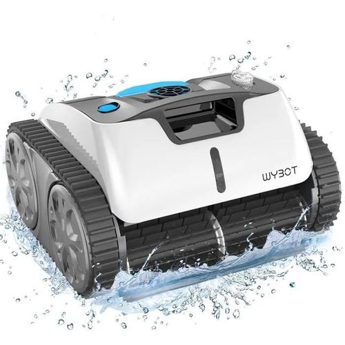 Wireless Pool Robot Bottom and Walls for Above Ground Pools up to 120 m2, 3 Cleaning Modes, 110 Minutes Powerful Suction Robot Wir