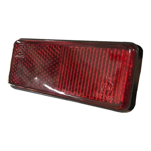 Moto Rouge Réflecteur Rectangle Boulons Attaches Bandes Réfléchissantes Pour Vélo