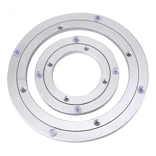 Table À Plaque Tournante Table Pivotante Lisse Table Tournante Roulement Rotatif En Alliage D'aluminium Roulement À Table Ronde