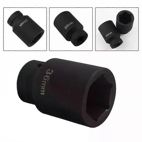1pc 36mm Clé à chocs hexagonale Adaptateur d'entraînement Clé à douille hexagonale 3/4 pouce pour la réparation de voiture Amélioration de la maison Clé à main Outil à main