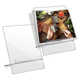 Support De Livre De Cuisine En Acrylique,Support De Menu,Porte-Recettes,Support D'affichage Durable Transparent Pour La Cuisine / La Pâtisserie