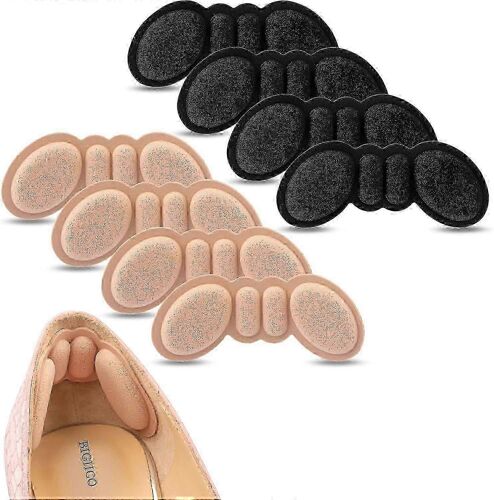 Heel Pads For Shoes That Are Too Big 4 Pairs Heel Inserts Anti-Slip Heel Grips Liner Cushions Insert