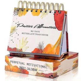 Calendrier Quotidien Inspirant De Motivation Avec Des Citations Inspirantes Couleur Vibrante Lettres Anglaises Calendrier De 365 Jours Décor De Bureau Accessoires De Bureau