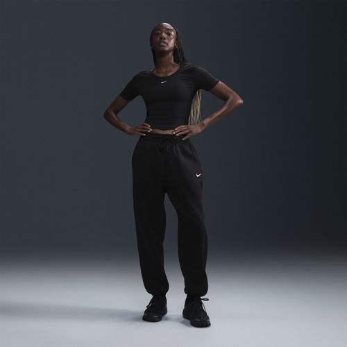 Pantalon De Survêtement Oversize À Taille Haute Nike Sportswear Phoenix Fleece Pour Femme - Noir