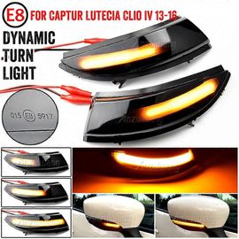 Rétroviseur Latéral Dynamique À Led Feu Séquentiel Pour Renault Kaptur Captur J5 H5 Clio Iv Mk4 Zoe Ze40 Lutecia Grandtour