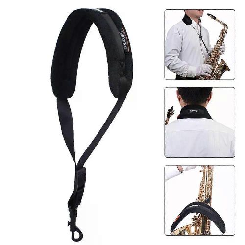Sangle De Cou De Saxophone Réglable Confortable Respirant Pour Alto Soprano Ténor Basse Clarinette Cor Anglais Basson Hautbois Sax