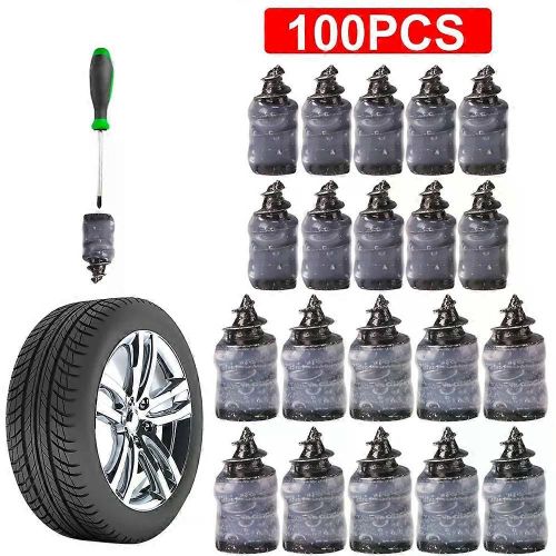 10/100 Pcs Pneu Crevaison Réparation Clous Pour Voiture Moto Vélo Aspirateur Pneu Réparation Caoutchouc Métal Clous Ensemble Pneus Accessoires