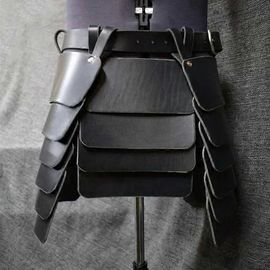 Médiéval Viking Chevalier Jambe Armure Cuir Tattes Ceinture Renaissance Gn Celtique Roi Bataille Jupe Pour Reconstitution Cosplay Costume