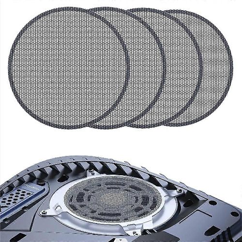 Pour Ps5 2 / 4pcs Filtre À Poussière De Ventilateur Ventilation Respirante Couvercle De Boîtier En Maille Anti-Poussière Avec Brosse De Nettoyage Pour Console De Jeu Mince Ps5