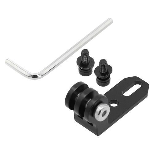 1pc Support De Plaque D'immatriculation De Vélo Support En Alliage D'aluminium Avec 2 Boulons Pour Selles Shimano Support De Caméra De Vélo Pour-Gopro