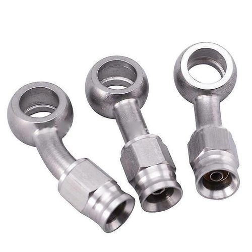 An3 10mm En Acier Inoxydable Moteur Hydraulique Frein Tuyau De Frein Raccords Extrémités Adaptateur Tuyau De Carburant Joint Pour Voiture Auto Moto D7ya