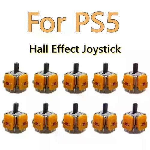 10pcs Hall Joystick Électromagnétique Haute Précision Pas De Dérive Hall Effect Thumb Sticks Joystick Rocker Module Pour Ps4 / Ps5 / Xbox