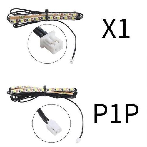 Bandes lumineuses LED pour BambuLab X1 / P1P Éclairage étanche Accessoires d'imprimante 3D