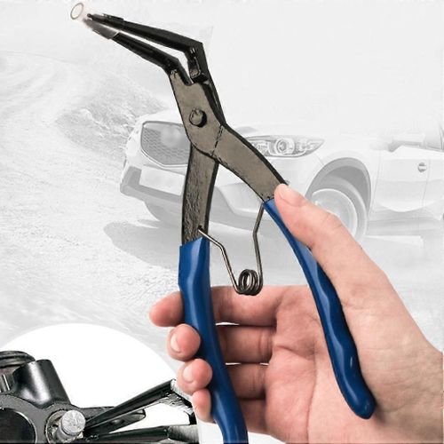 Clip de retenue courbé à long bec Circlip outil de retrait Pince à anneau élastique 90 Circlip à ressort à bec courbé à 90 degrés