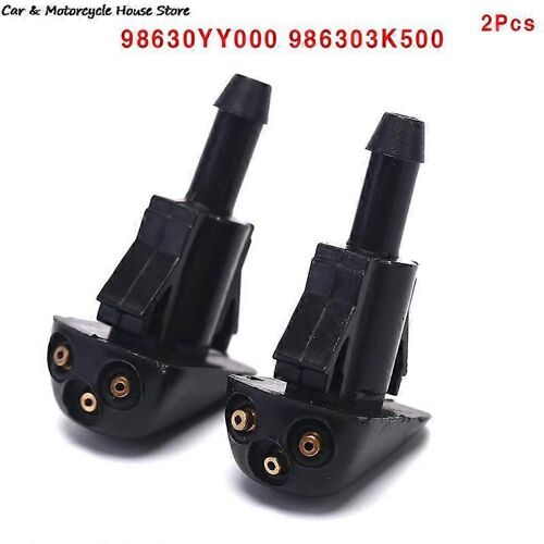 2 Pcs Auto Voiture En Plastique Pare-Brise Lave-Glace Essuie-Glace Pulvérisation D'eau Buse Véhicule Voiture Accessoires