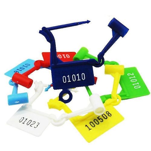 100pcs Haute Qualité Antivol Chaud Sceau de Sécurité Chaud Cadenas En Plastique Jetable Cadenas Pour Bagages De Voyage Air Bags