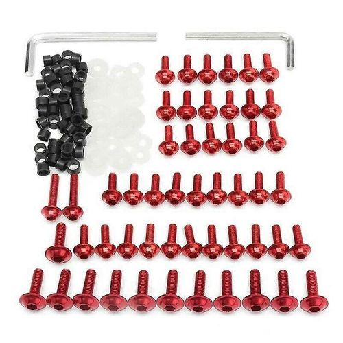 158pcs Universal Moto Carénage Vis Écrous Kit Moto Body Work Boulons Vis Pour Yamaha Yzf R1 R6 R3 2004- 2008