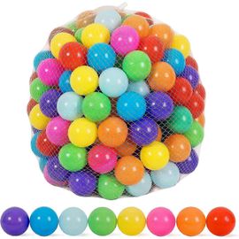 Fosse à balles pour bébé,balles de fosse pour les tout-petits 1-3 balles de piscine à balles sûres et durables pour enfants faciles à nettoyer Fosse à balles pour bébé Boules en plastique pour fosse à