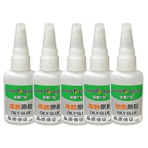 5x 20g Colle de soudure huileuse Haute résistance Colle adhésive universelle forte pour plastique Bois Céramique Agent de soudure métal