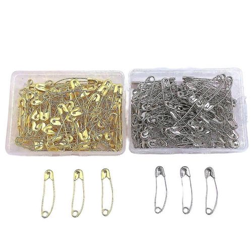60/100pcs Épingles À Nourrice Incurvées Acier Inoxydable Accessoires De Couture Artisanat Patchwork Diy Vêtements Faits À La Main Tricot Outil Épingles Quilting