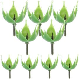 100 pcs savon porte-fleur fleurs artificielles rose réceptacles matériaux de bricolage en plastique