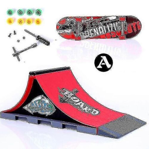 Nouveau doigt skateboards skate park rampe pièces jeu de sport de pont pour les enfants-a