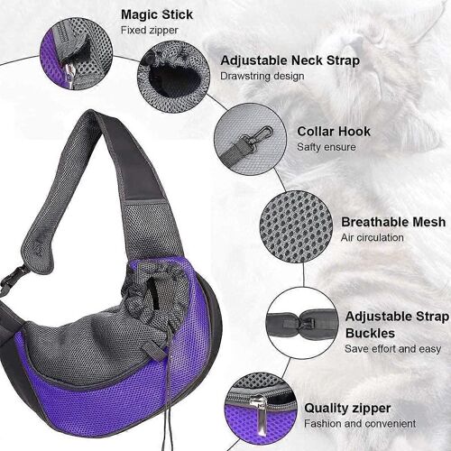 Sac De Transport Pour Chat/Chien Sac À Bandoulière Pour Chien Et Chat Sac De Transport Pour Chien, Chiot, Chat, Animal De Compagnie