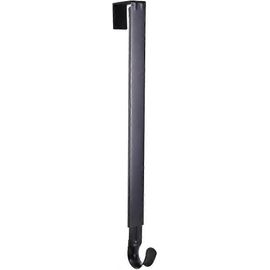 Cintre De Guirlande,Métal Réglable Suspendu Au Crochet De Porte,15-25 Pouces,Peut Supporter 20 Livres (Noir,1 Pièce)